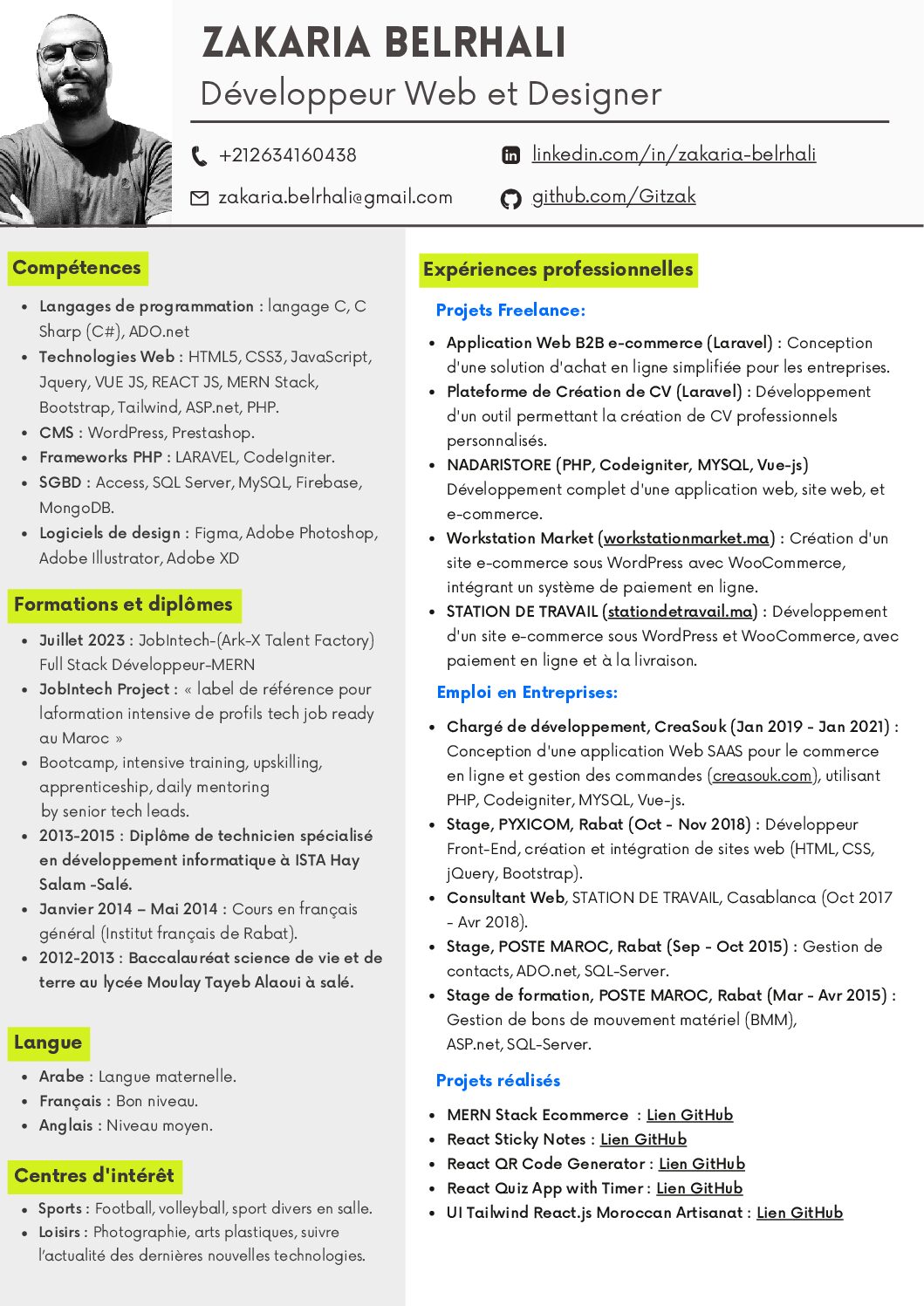 Zakaria BELRHALi CV fr v5